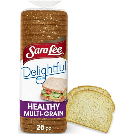 Sara Lee Delightful Multi-Grain Bread 20 oz Soft Multigrain Bread Bag -Pack Of 3