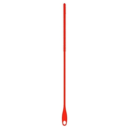 Food Grade Silicone Straw Brush with Dense Nipple Cleaner for Babies Border Silicone Test Tube Brush