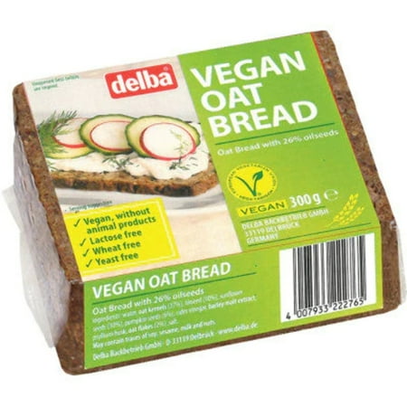Delba Vegan Veggie Oat Rye Bread