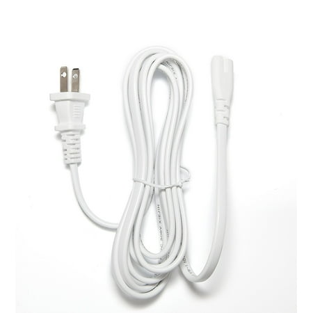 OMNIHIL (10ft Long) AC Power Cord for Power Supply Cord for Model Identifier AppleTV2 1 (White)