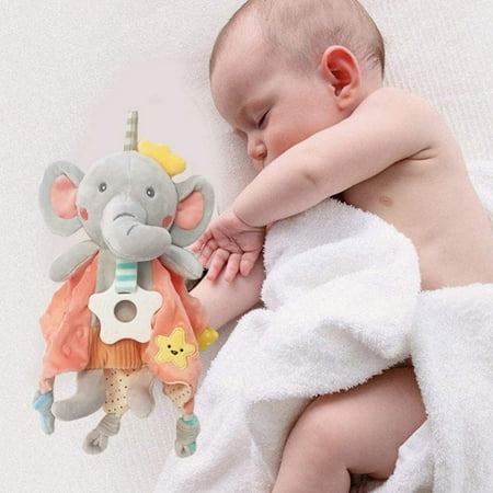 Yolmart Newly Designed Elephant Soft Hanging Baby Crib Toy Rattles Baby Hanging Rattle Toys