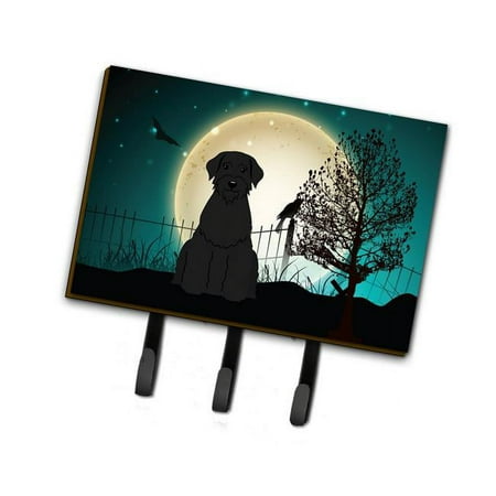 Halloween Scary Giant Schnauzer Leash or Key Holder