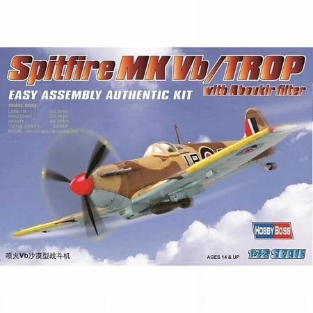 Spitfire MKVb Tropical 1/72 Scale Plastic Model Kit Hobby Boss