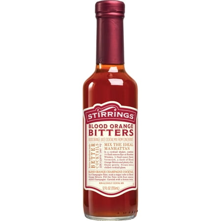 Stirrings Blood Orange Bitters - 12 fl oz Glass Bottle  Pack of (1)