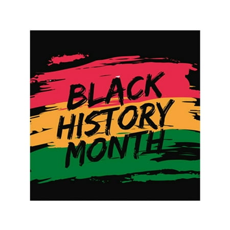 Black History Month Anniversary Decorative Painting Single Canvas Core Frame Poster Light Catcher