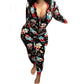 Women s Christmas Onesie Pajamas Sleepwear Adult Holiday Jumpsuit Romper Nightwear