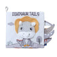 Yolmart Baby Visual Tail Cloth Book Baby Can t Tear It Apart Three Book Toy Cloth Book