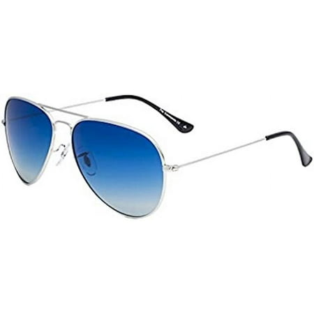 Prive Revaux Women s The Commando Silver / Blue Polarized Sunglasses