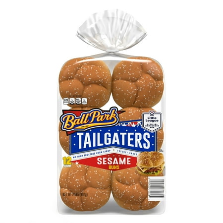 Ball Park Tailgaters Sesame Buns  12 count  32 oz