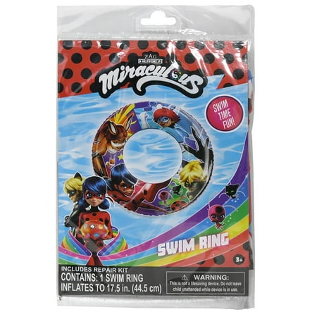 What Kids Want Miraculous Ladybug Inflatable Swim Ring