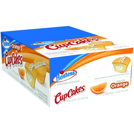 Hostess Cupcakes  Orange  3.38 OIF8 Ounce (6 Count)