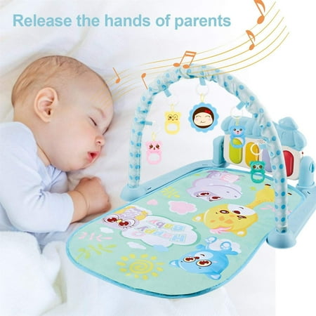 Yolmart Baby Games Activity Fitness Mat Fitness Frame Baby Music Game Mat